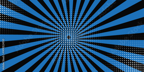 Radial Stripes Abstract Background.Text frame in manga and anime comics.vector eps10