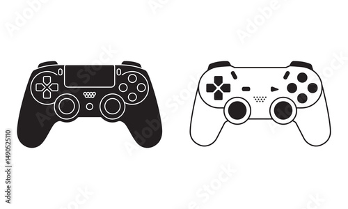 Next generation game controller or gamepad vector icon for gaming apps and websites.eps