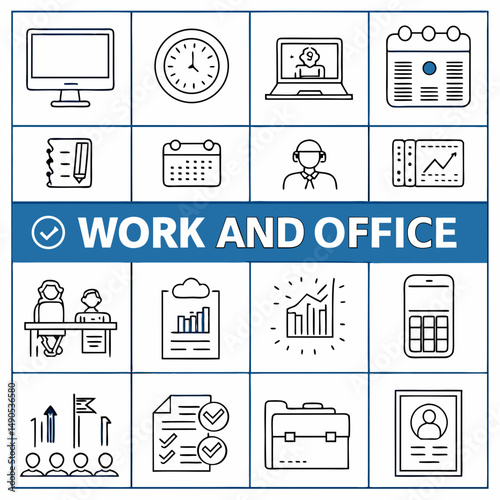 business icons set