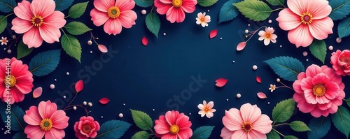 Elegant floral pattern, perfect for backgrounds, wedding, white, image