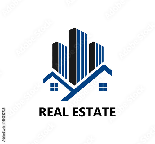 Real estate logo vector design