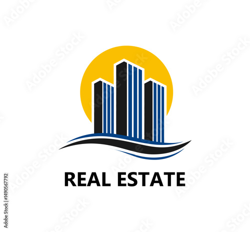 Real estate logo vector design