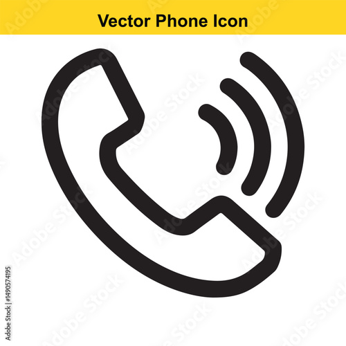 Phone Call Icon Vector Illustration