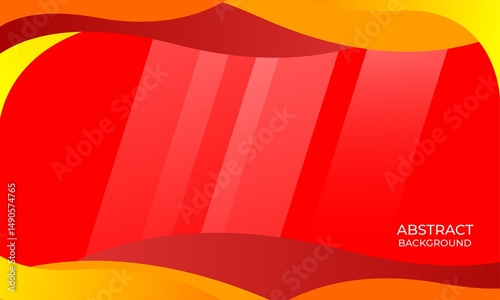 Modern professional red, maroon, orange abstract vector background. Elegant and simple curves and shapes of circles, squares. Used for banners, covers, posters, wallpapers, designs with space for text