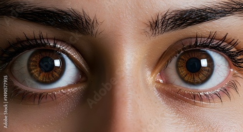 Close up of female eye.