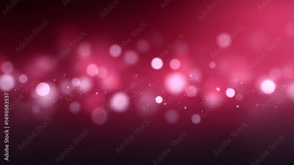 Crimson Bokeh Background: Abstract image featuring a mesmerizing blend of crimson and pink bokeh lights, creating a dreamy, romantic, and elegant atmosphere.