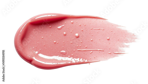 Wallpaper Mural Red Pink Lipstick Gloss Texture Composition Isolated Torontodigital.ca