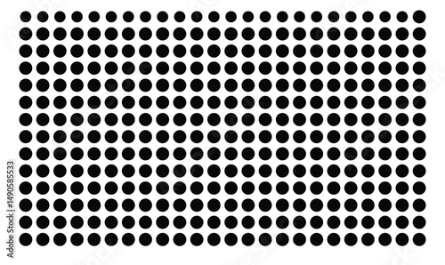 Symbol Map Of the County Cumberland (Illinois, US) showing the County with a few black dots