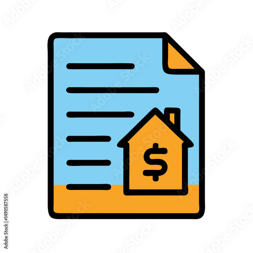 Real Estate Finance Document Icon