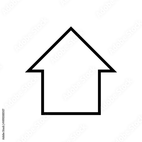 home icon on white background