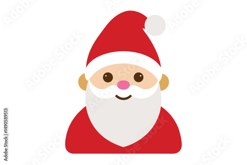 santa claus isolated on white