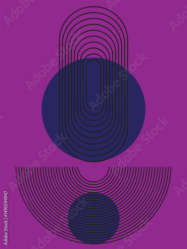 Artistic Geometric Design for Visual Projects