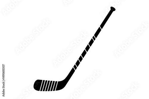 Hockey stick equipment ice sports gear vector image