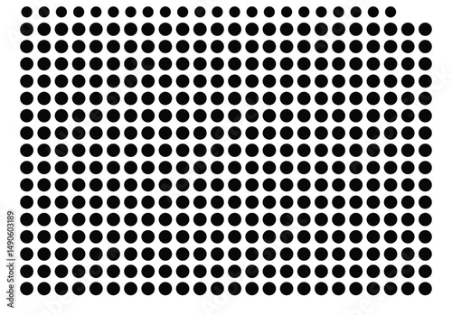 Symbol Map Of the County Elk (Kansas, US) showing the County with a few black dots