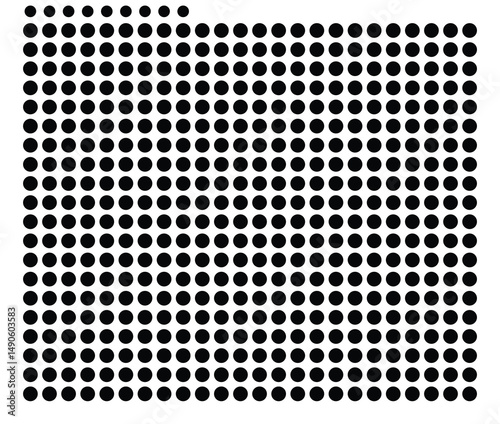 Symbol Map Of the County Ford (Kansas, US) showing the County with a few black dots