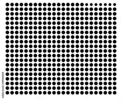 Symbol Map Of the County Pratt (Kansas, US) showing the County with a few black dots