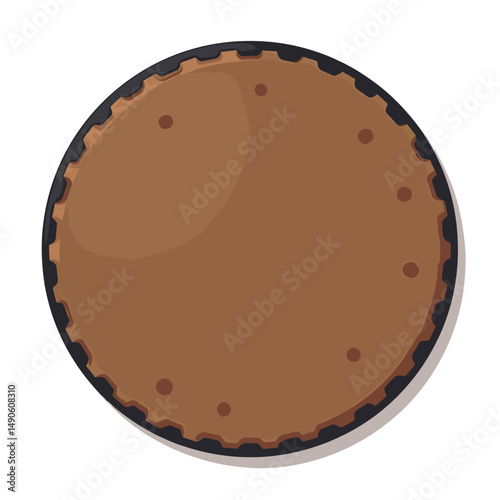 brown cookie with chocolate chips