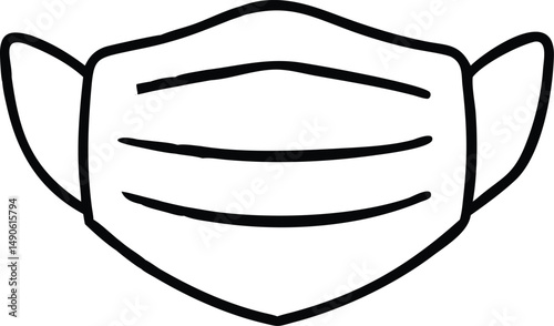 Medical Face Mask Icon