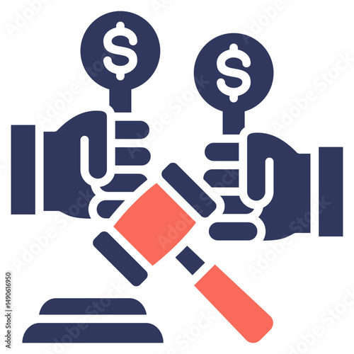 Auction Mixed Icon