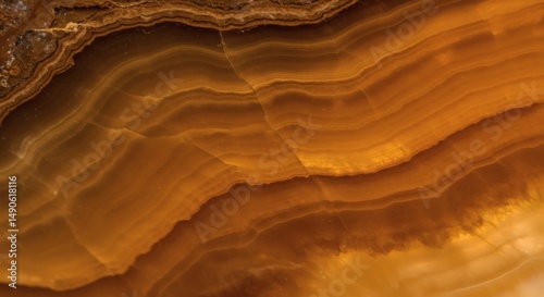 Brown onyx stone texture background pattern natural surface abstract geological formation design element