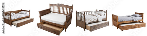 Elegant Wooden Bed Designs with Versatile Storage Solutions