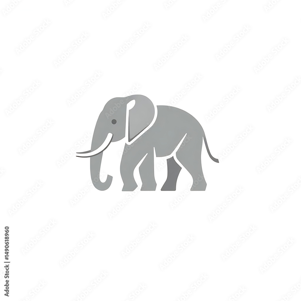 Fototapeta premium elephant vector illustration