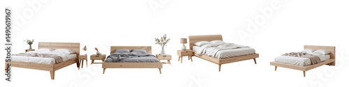 Modern Wooden Beds Collection with Stylish Design and Decor Elements