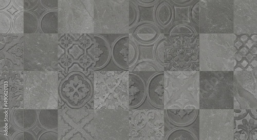 Buy gray patterned ceramic tiles for kitchen and bathroom wall and floor design ideas and inspiration