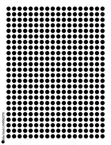 Symbol Map Of the County Dodge (Minnesota, US) showing the County with a few black dots