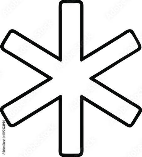Asterisk Symbol Icon