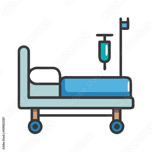 Hospital Bed Icon