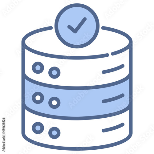 Database Blue Icon