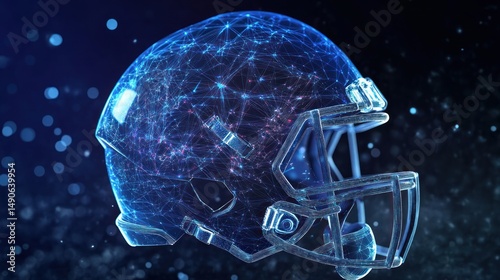 Futuristic Football Helmet (1)
