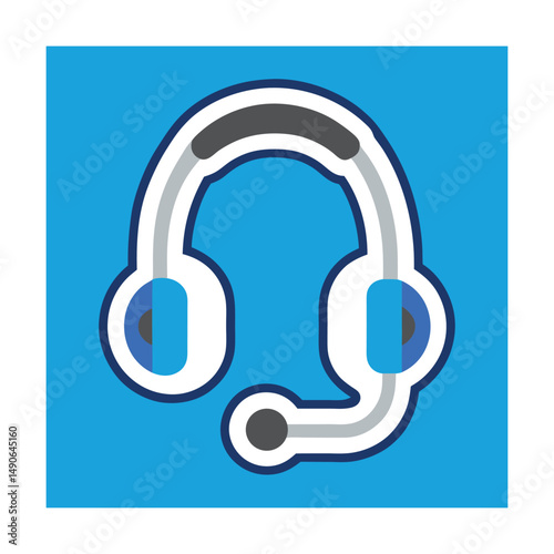 Bluetooth Headset Sticker Design Hands Free Earphone