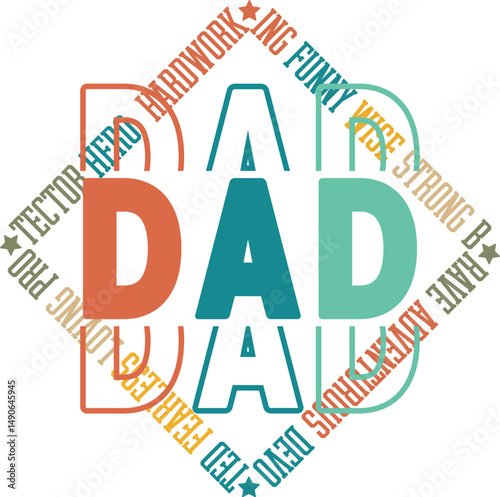 DAD SVG, FATHER'S DAY SVG T-SHIRT