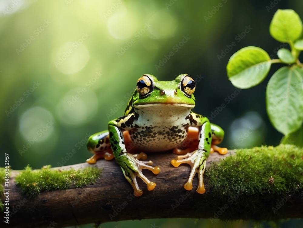 Fototapeta premium red eyed tree frog