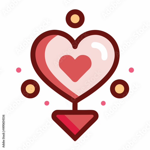 valentine-decor Vector Design Printable Romantic Clipart for Cards & Gifts