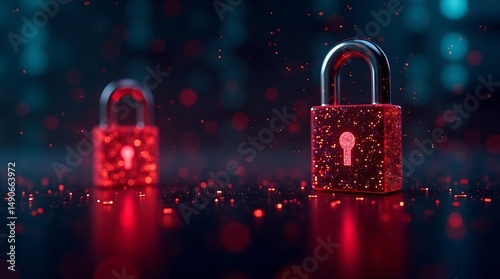 A gold lock in New York City symbolizes secure access and privacy