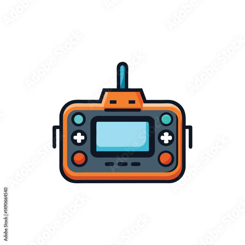 UAV Drone Remote Controller with Screen Illustration