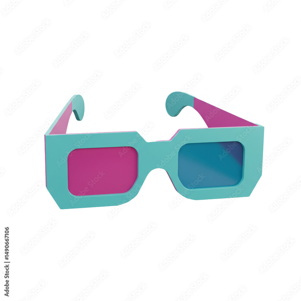 Stylish 3d glasses for cinema and entertainment enjoyment Stylish 3d glasses for cinema and entertainment enjoyment