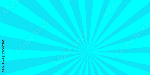 Blue comic dotted gradient background in retro style. Vintage comic style pop art background, Spiral radial striped backdrop design, green sun burst ray background .