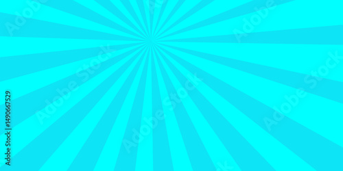 Blue comic dotted gradient background in retro style. Vintage comic style pop art background, Spiral radial striped backdrop design, green sun burst ray background .