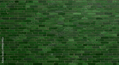 Green brick wall texture (2)