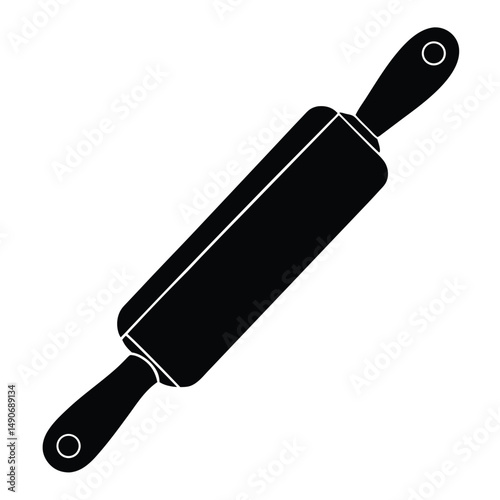 baker element isolated dough scraper on white background