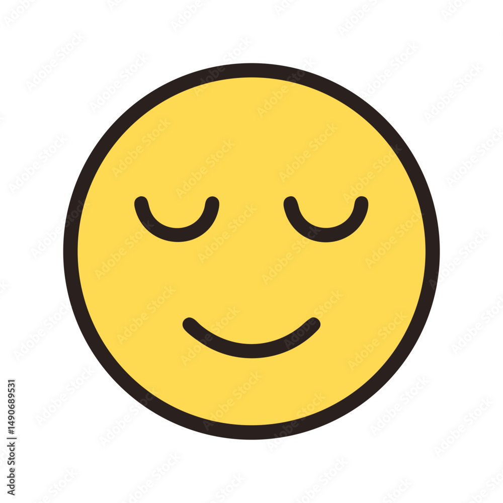 peaceful face emoji icon, peaceful face emoji vector illustration-simple illustration of peaceful face emoji, perfect for peaceful face emoji logos and icons peaceful face emoji icon, peaceful face emoji vector illustration-simple illustration of peaceful face emoji, perfect for peaceful face emoji logos and icons
