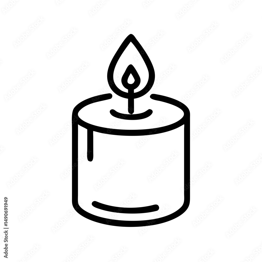 scented candle icon, scented candle vector illustration-simple illustration of scented candle, perfect for scented candle logos and icons scented candle icon, scented candle vector illustration-simple illustration of scented candle, perfect for scented candle logos and icons