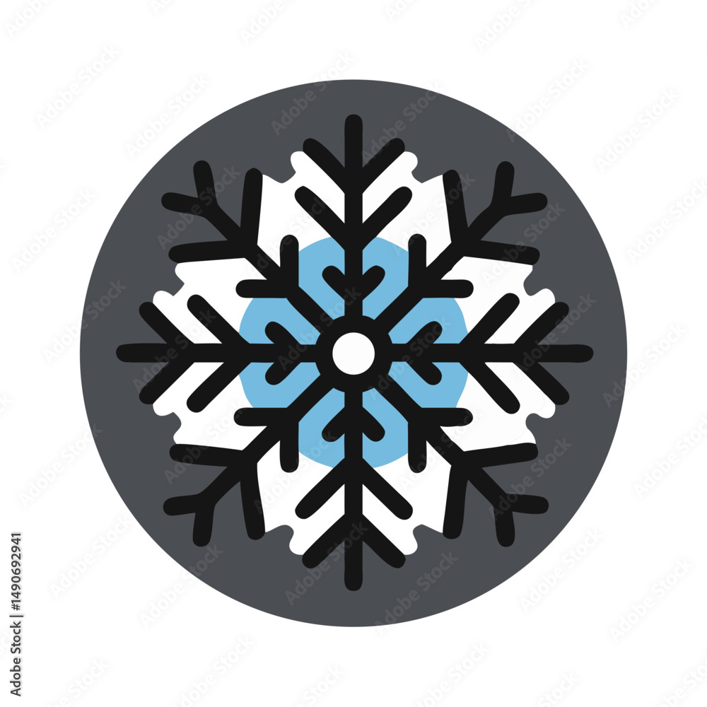 snowflake icon, snowflake vector illustration-simple illustration of snowflake, perfect for snowflake logos and icons snowflake icon, snowflake vector illustration-simple illustration of snowflake, perfect for snowflake logos and icons