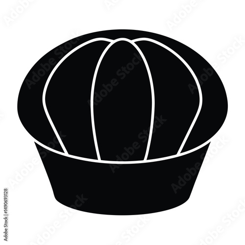 baker element isolated fondant on white background