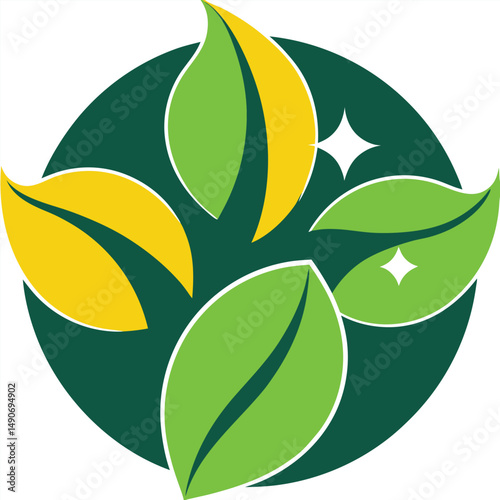 Eco-Friendly Leaf Logo for Wellness and Nature Brands