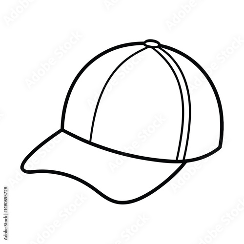baseball cap vector illustration